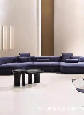 式Baxter弧形布艺37462计沙意极发异形轻奢简客厅转角设师创意大