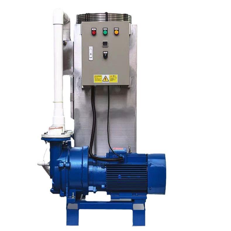 2B水环式V真泵空机组大力INJ化工精雕机耐腐吸蚀水循环泵负压装置