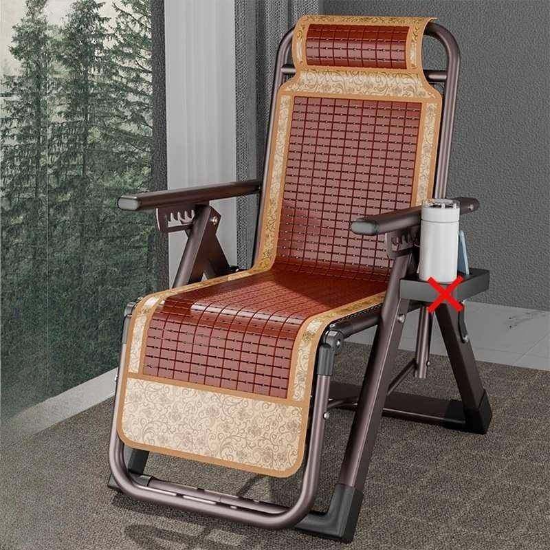 竹椅折叠躺F87T9HH7睡椅休午床午靠携背靠椅子懒人沙发滩家用休闲