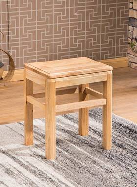 实木餐榫桌长方凳家用方38742凳凳课桌高凳简约客厅板凳中式加厚
