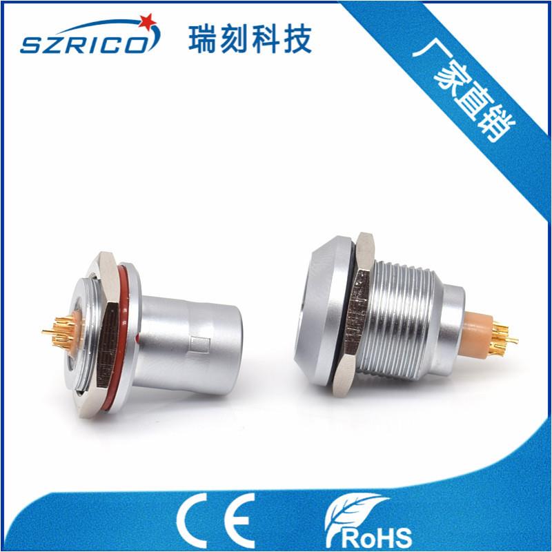 1KFAG铁固N定式螺母插头7PI接直针防止对DLE插定焊位销轨道路电连