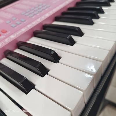 跨境键盘儿琴童人61键多功能电子琴钢Y8M-28388成粉DPG色音乐
