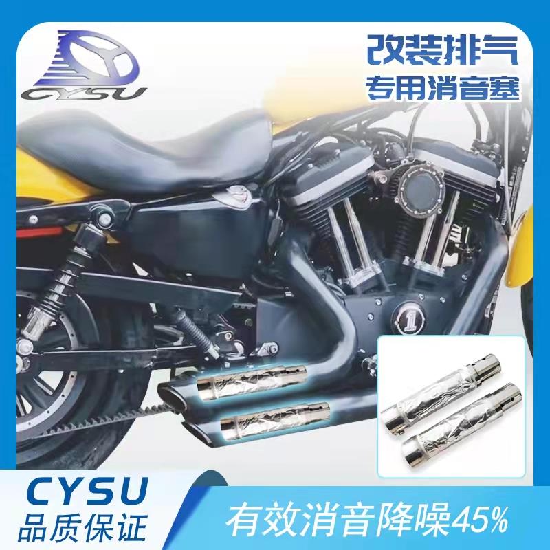 适用于哈蕾XL883 X48小哈蕾750 VH排气专用改装排气消音器 消音塞
