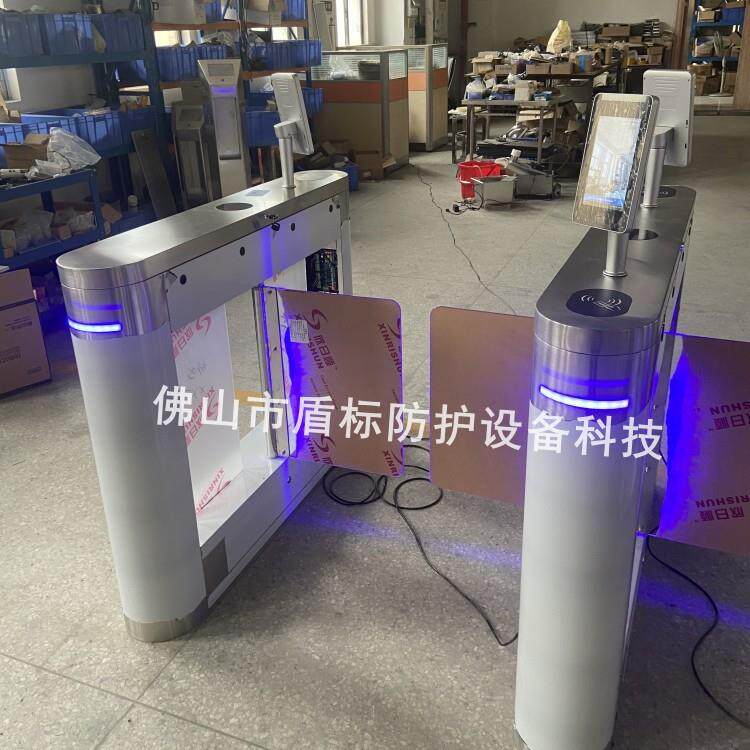 小区出入口通道自动摆闸 智能人脸识别闸机 红外感应自动挡闸机