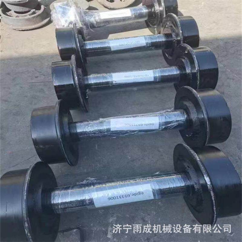 铁路矿车轮实心车轮 铸钢矿车对轮 矿用平板对轮铁路轨道轮