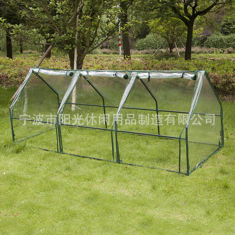 多肉防雨防冻花棚暖房阳台绿植温室大棚骨架家用小型包塑遮阳花房