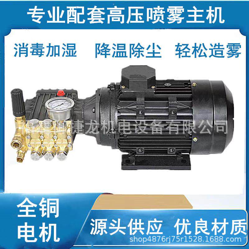 高压造雾景观喷雾机造雾加湿器设备雾森主机除尘降温雾森系统水泵
