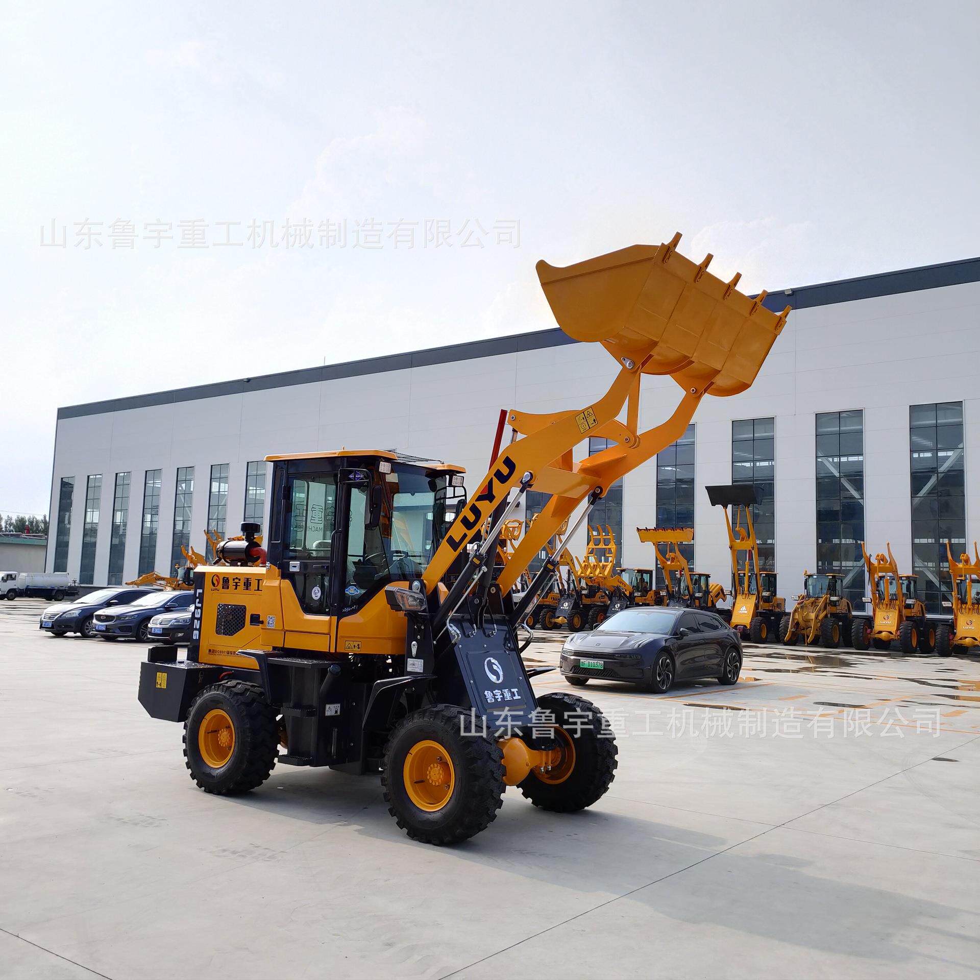 鲁宇小型铲车922装载机四驱多用途建筑工程柴油农用铲车