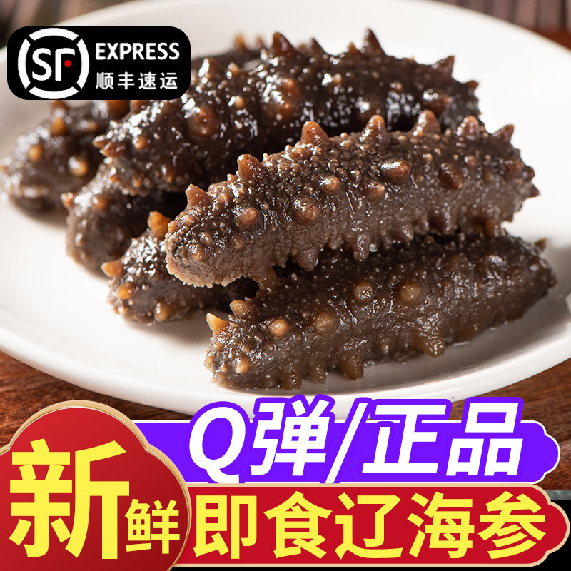 新鲜即食辽海参肉辽参辽宁大连冷冻商用批发辽刺参深海年货特产