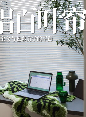 帘目丨铝百叶 黑色银色包豪斯卧室厨房卫生间防水防锈百叶窗