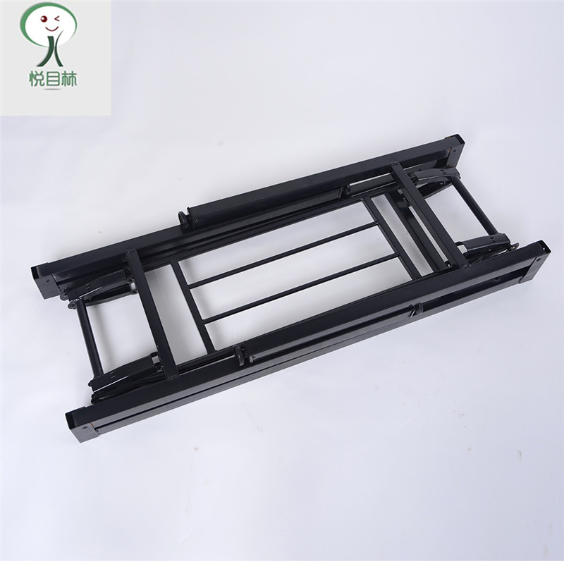 悦目林 简易折叠桌架双层弹簧折叠架长条培训会议架加厚支架桌腿