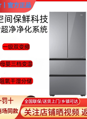 Haier/海尔 BCD-482WGHFD1BGAU1全空间保鲜EPP净化一级双变频冰箱