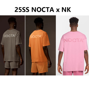 25SS联名NOCTA T-Shirts男女运动上衣纯棉透气高尔夫服装短袖T恤
