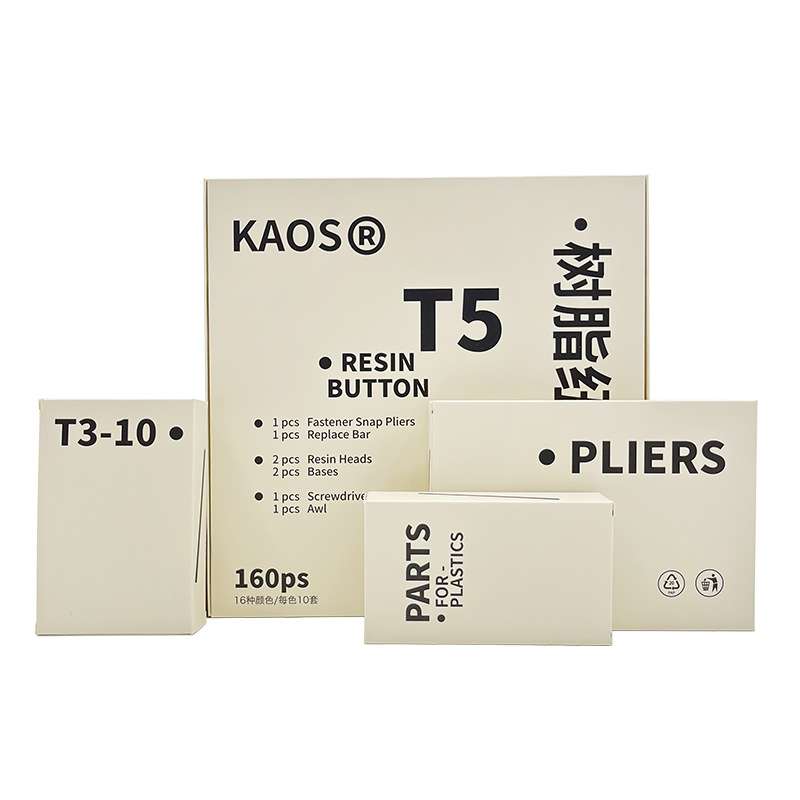KAOS?新款160套T3T5T8四合扣集合装纽扣安装工具免钉子母扣暗扣