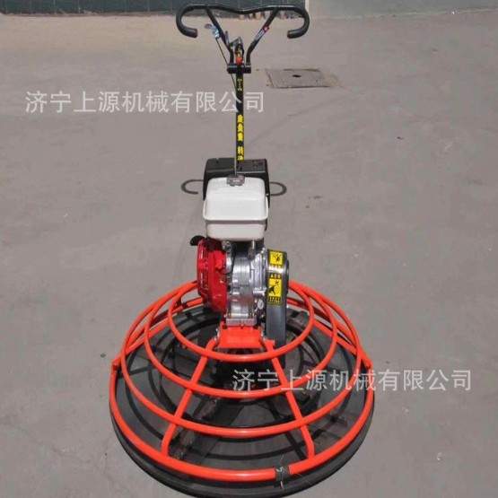 手扶式多功能水泥路面收光抹平机汽油柴油电动磨光机混凝土抹光机