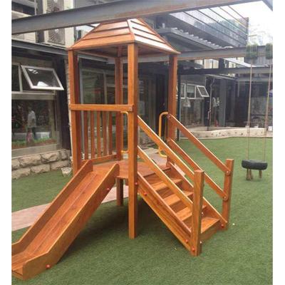 大型儿童滑梯户外幼儿园木质组合儿童滑梯爬网攀爬架体能训练组合