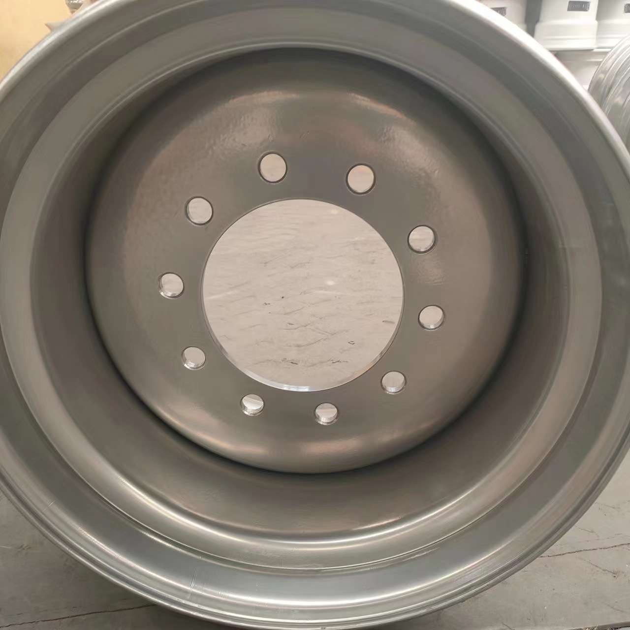 锻造轮毂22.5寸轮辋工程机械车轮16*22.5浮力胎钢圈配550/60-22.5