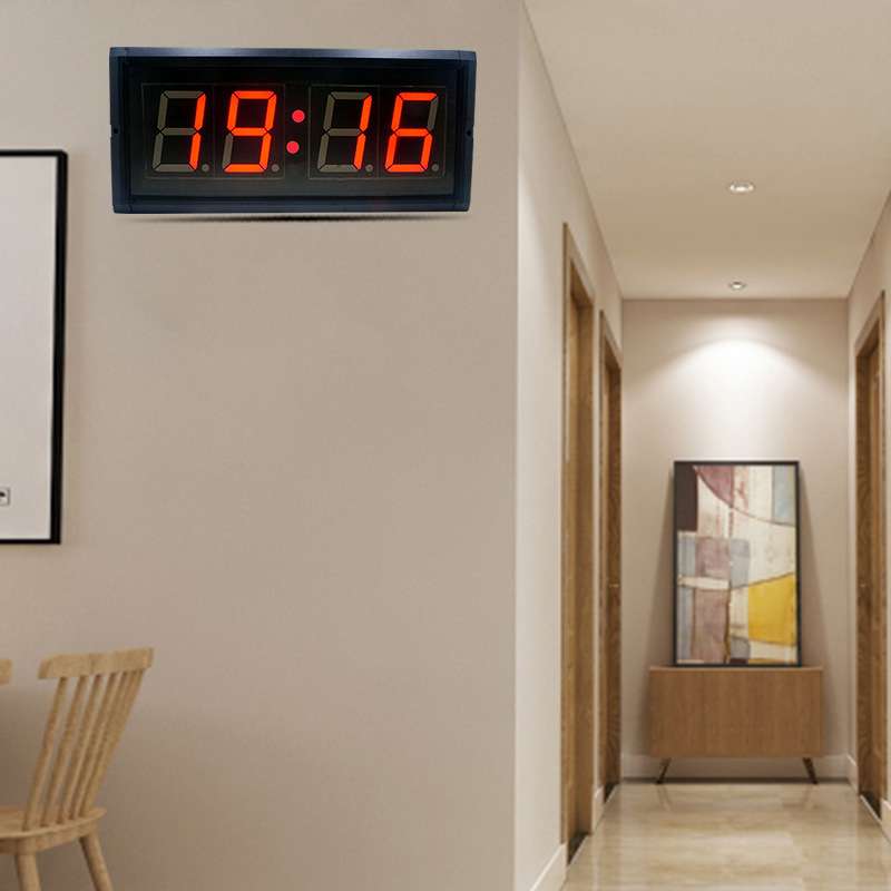 鸿浩电子供应 LED计时器3英寸4位红色倒计时挂钟