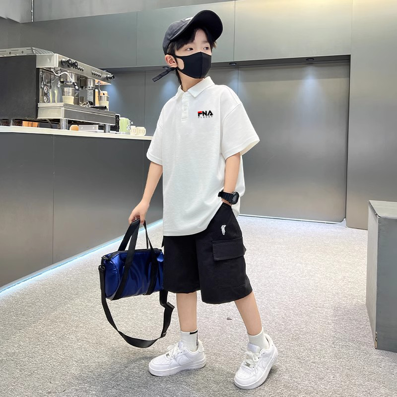 官方旗舰店正品植白菲乐儿童纯棉短袖t恤2025夏季新款男童polo衫