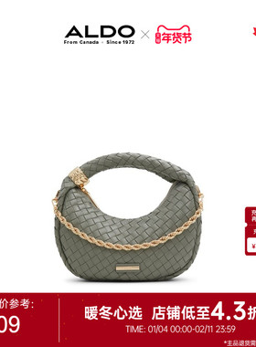 ALDO单肩手提包女士格纹链条设计约会通勤质感高级感AHCS24A76