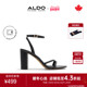 气质粗高跟牛皮凉鞋 ALDO新款 女可调一字带时尚 圆头ALHS24A61