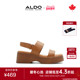 ALDO坡跟凉鞋 厚底前后绊带时尚 学院日常舒适粗高跟女士ALGS24A12
