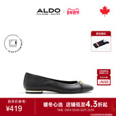 平底尖头芭蕾舞鞋 皮鞋 法式 ALDO女士浅口单鞋 绝美时尚 ASKF24A15