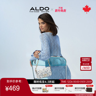 ALDO女士斜挎包2025新款 百搭小方包单肩包女包AHCS25C40 简约时尚