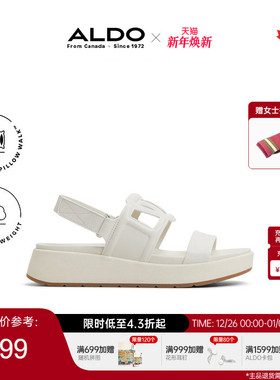 ALDO女士凉鞋平底运动百搭时尚轻便舒适厚底增高简约ALGS25B23