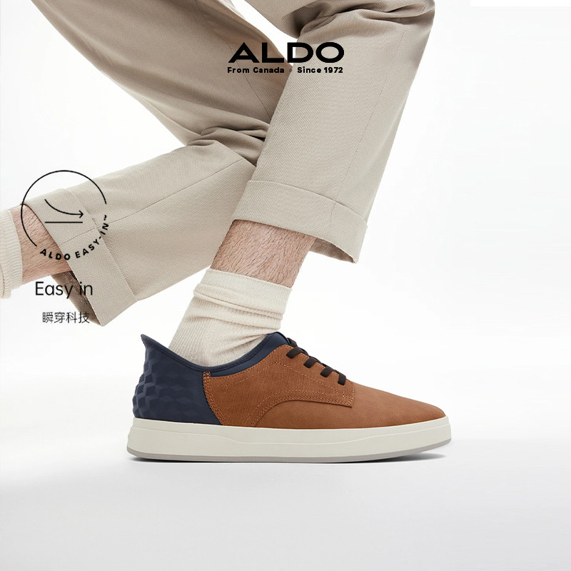 ALDO夏季通勤一脚蹬系带男鞋新款
