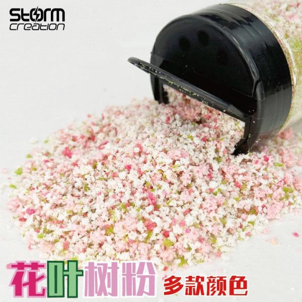 模型花叶树粉 包邮仿真树建筑沙盘DIY手工造景观草坪皮綠化材料