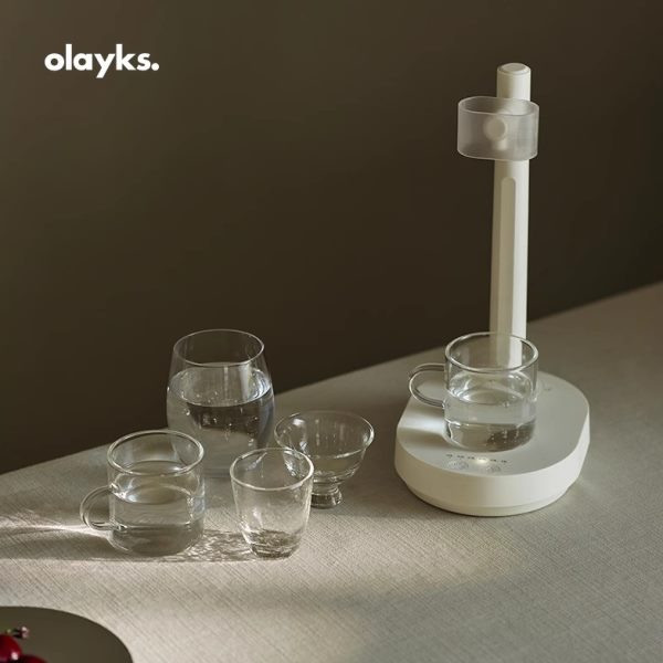 olayks立时自动上水器桶装水电动抽水器桌面饮用水饮水机出水器