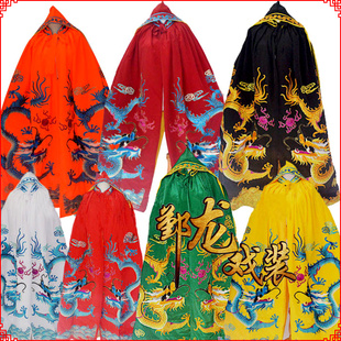 速发古装 披风篷龙斗篷戏曲演出皇龙披风风脸披风将军男斗绣送变帽