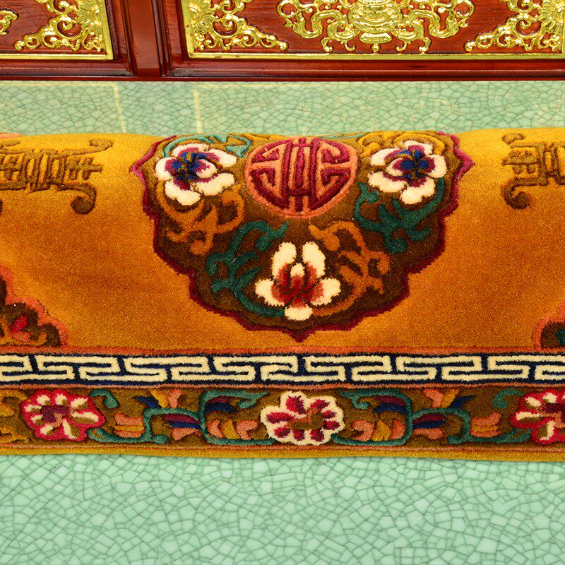 速发藏式法座扶手沙发坐垫靠背背纯一软靠垫用发垫扶手家居沙柔对