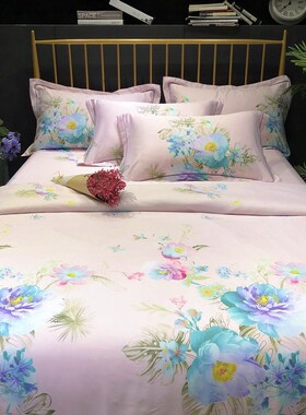 速发天斯套件四印花夏季空夏被调凉被子快手货源一件