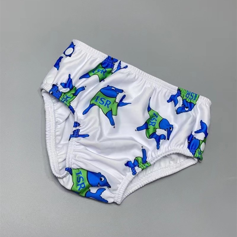 速发男e尿外单 b宝宝三角防漏泳裤婴幼儿童游泳裤温泉r裤
