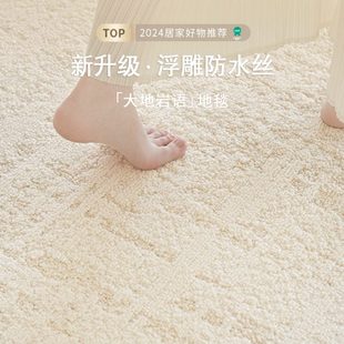 茶几可擦高级轻奢免洗硅藻丝2024沙发毯污地毯客厅 防地垫防水新款