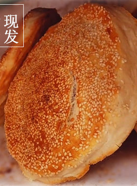河南烧饼吊炉烧饼手工五香芝麻特产烧饼正宗果木碳烧饼糕点大烧饼