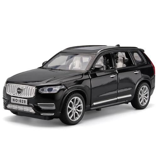 沃尔沃xc90车模六门可开合金仿真汽车模型摆件1比32男孩玩具礼物