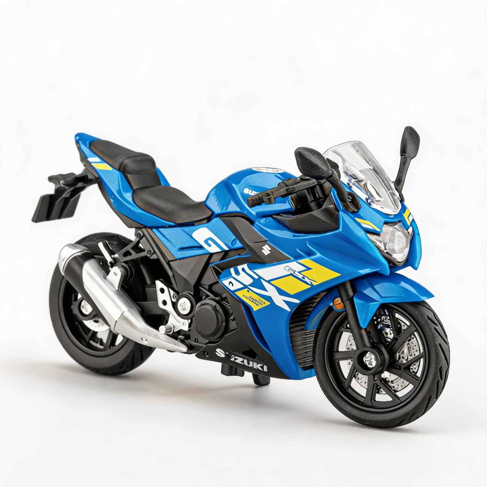 正版授权1:18铃木GSX250R合金摩托车仿真小号机车模型男孩玩具车