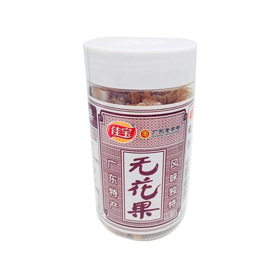 孕妇休闲怀旧小零食佳宝无花果干110g瓶装广东无花果丝凉果干蜜饯