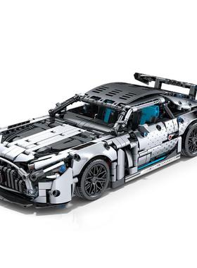 JKC7207银魔跑车积木男生潮流玩具积木儿童男孩生日礼物