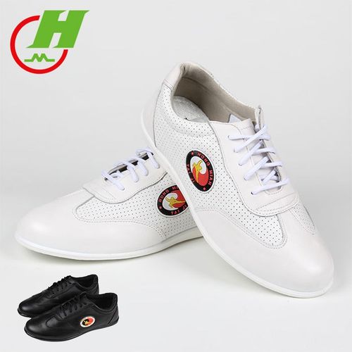 速发轻棉软太极鞋男练功鞋网孔透气软皮武术鞋太极拳功夫鞋红便