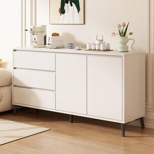 速发餐边柜靠墙一体柜子储物柜客厅置物柜厨房水柜置物架茶橱柜备