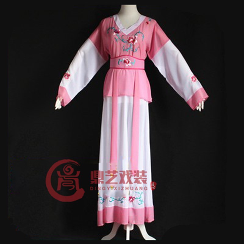 现货速发新款古装越剧花旦衣服丫环衣服戏曲服装黄梅戏小旦戏服