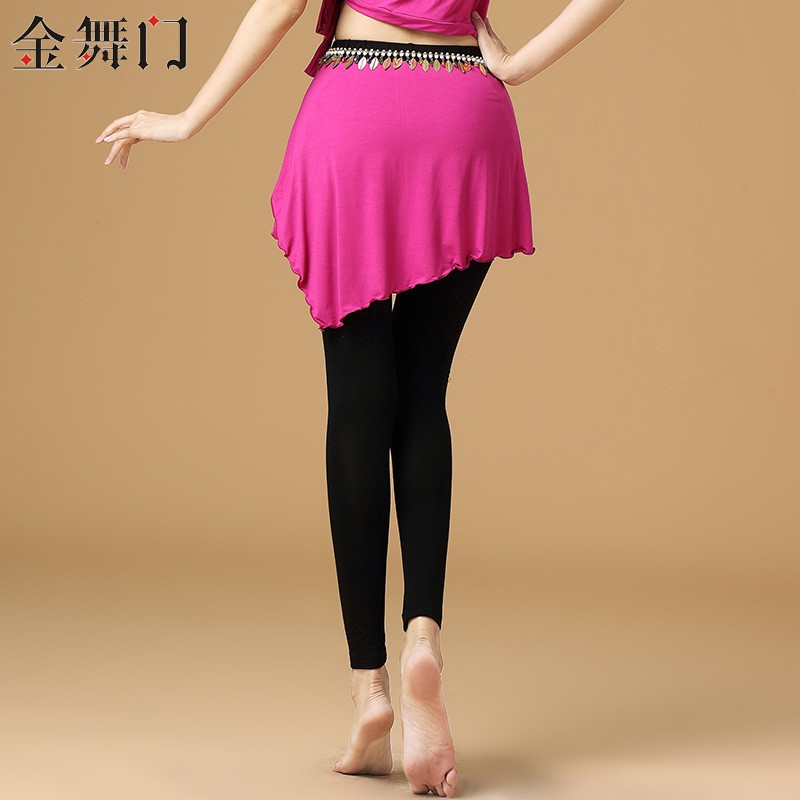 速发肚皮舞服装2021新款性感裤裙子实用百搭弹性莫代尔练功裤透气