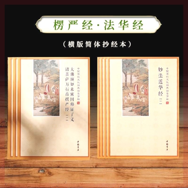 速发妙法莲华经抄经本大f顶首楞严经全套手抄本硬笔横排