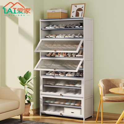速发鞋廊门口家用收纳神器门空间大容量一体靠墙省外走柜过道玄关
