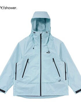 速发bemysho国erw潮水系防山防风户外机能冲锋上衣连帽夹克男外套