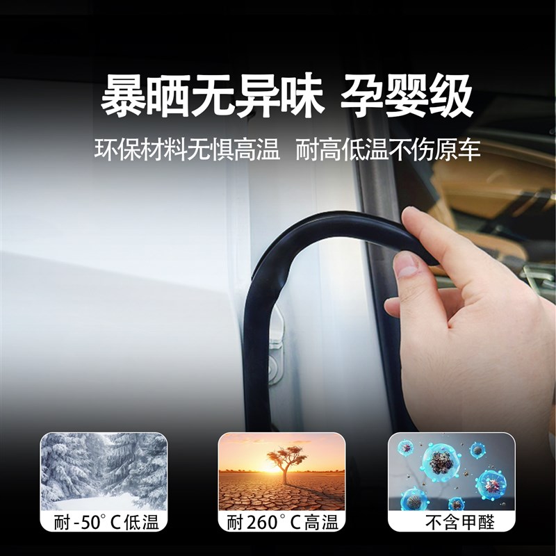 速发适配CRV皓影十一代思域雅阁XRV飞度车门B柱汽车C柱隔音密封条